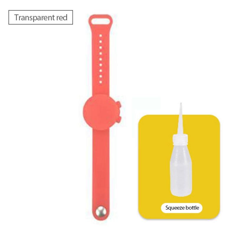 Portable Wristband Hand Dispenser Hand Sanitizer Dispensing Silica gel Wearable Dispenser Pumps Disinfecta Wristbands Hand Band: J