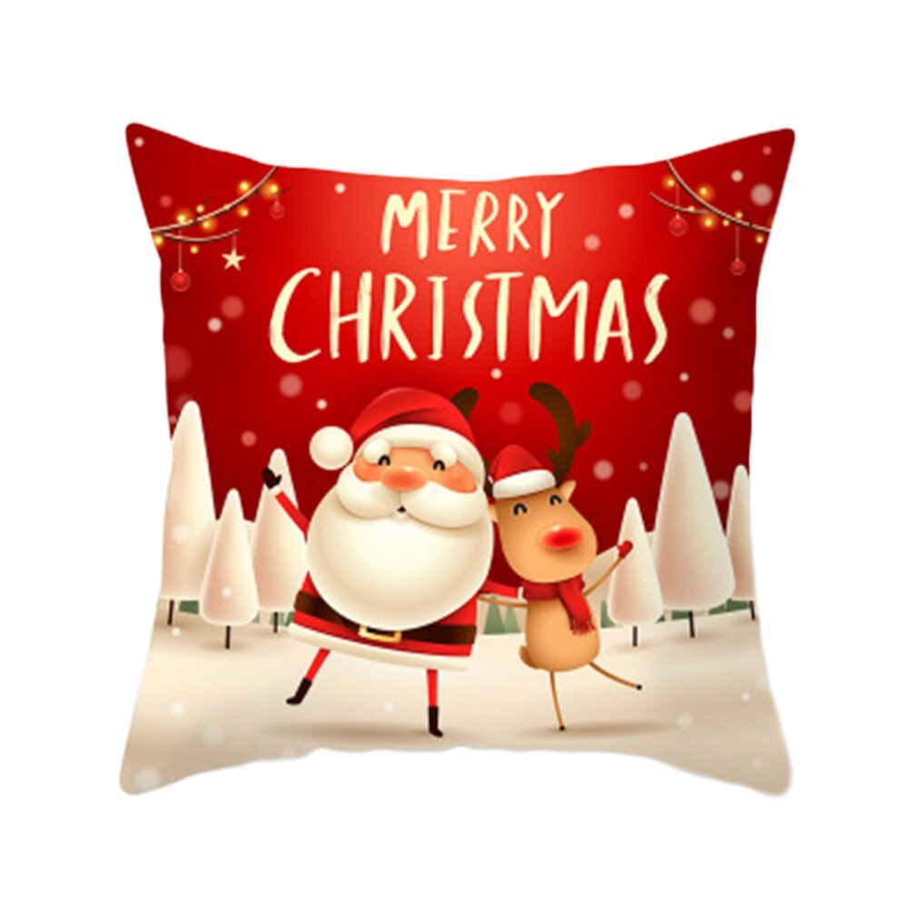 Zacht En Comfortabel Kerst Oude Man Kussensloop Woondecoratie Kussen Gemaakt Van Memory Foam: Short plush-3