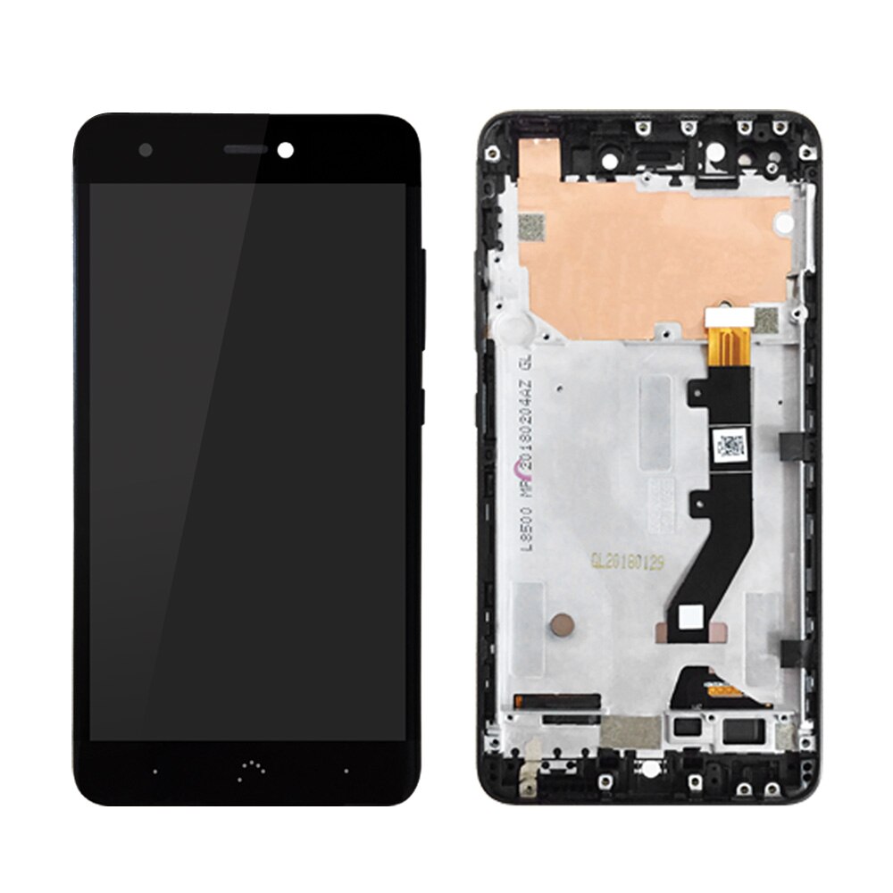 Nuevas existencias LCD de para BQ Aquaris X Pro, Digitalizador de pantalla táctil con marco, para BQ Aquaris X / X Pro