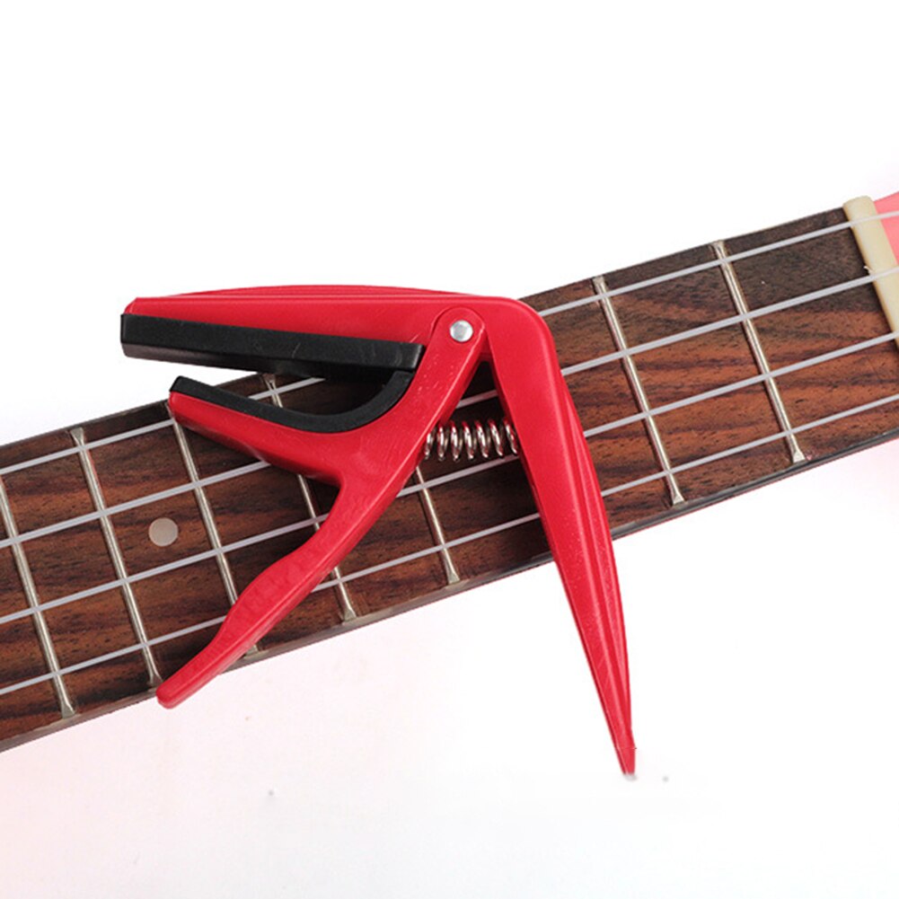 Plastic SteelUkulele Capo 4 Strings Hawaii Guitar Changing Tuning Clamp Capo Key Stringed Instrument Accessories
