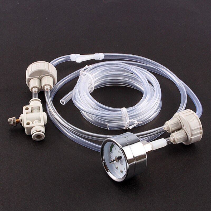 Aquarium Accessories DIY CO2 Diffuser Generator System Kit with Pressure Air Flow Regulator CO2 Water Plant Aquarium Regulator: Default Title