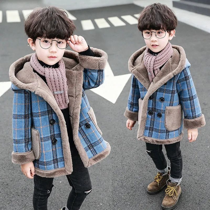 Kids Winter Coats Children Girls Jackets For Autumn 2-8 SpringOuterwear Boy Warm Jacket Baby Children Clothing