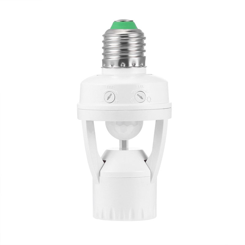 Hoge Gevoeligheid PIR Motion Sensor E27 LED lamp Base Houder Met licht Schakelaar Infrarood Inductie Lamp Socket nachtlampje