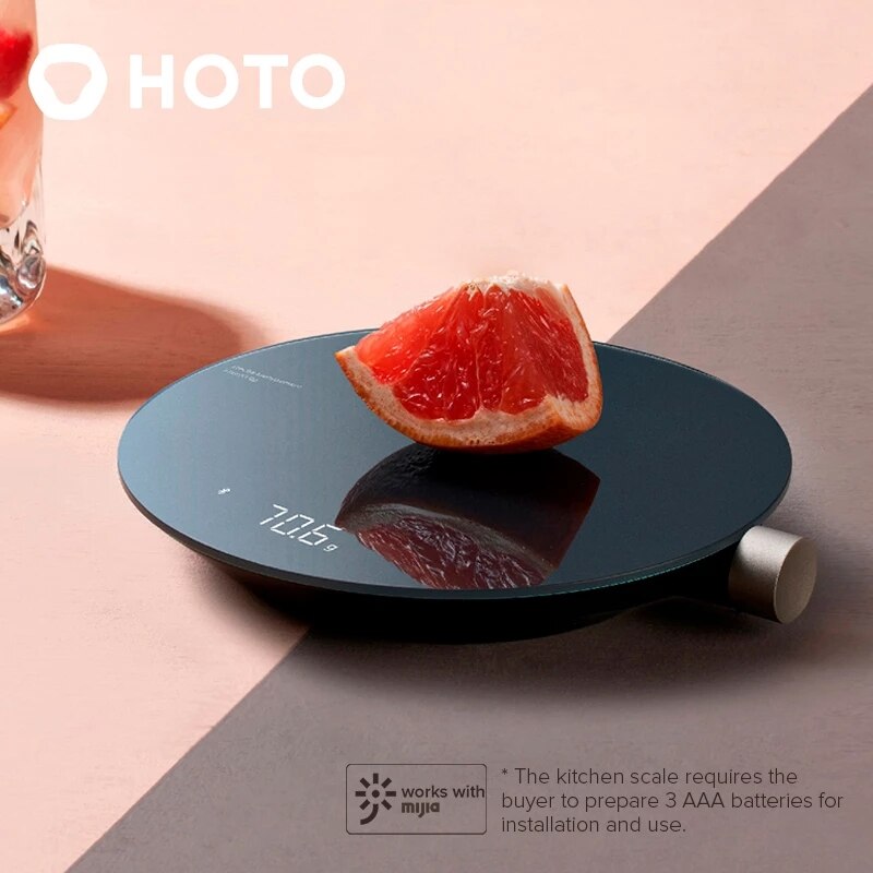 Xiaomi HOTO Smart Kitchen Scale Mi APP Electronic Scale Mini Kitchen Scale Food Weighing Measuring Tool LED Digital Display