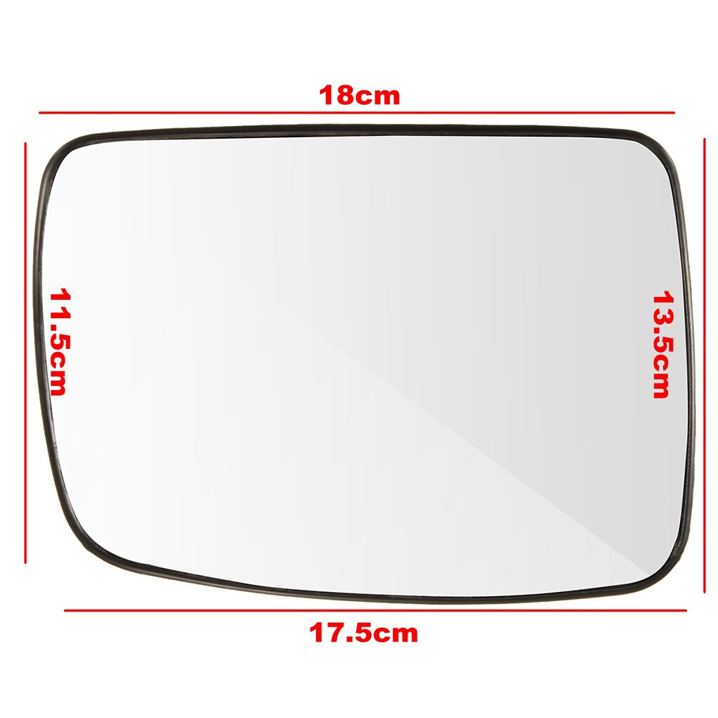 Left Passenger Side Heated Door Mirror Glass White for Land Rover Discovery 3 Freelander 2 Sport 2004 LR017070