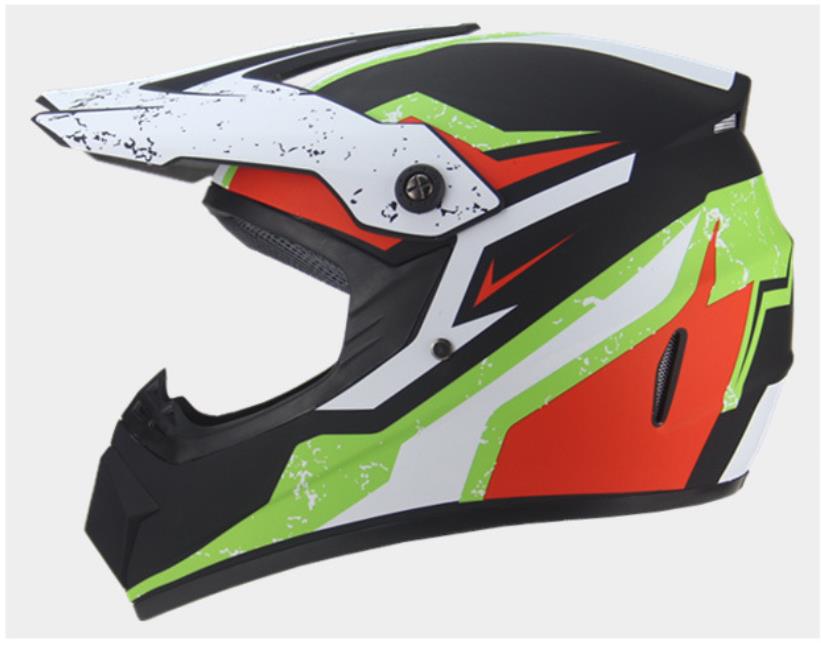 Mat Zwart Helm Kind Baby Latka Motocross Full Body Protect Armor Moto Helm Knie Elleboog Guard Hoofd protector Fietsen combin