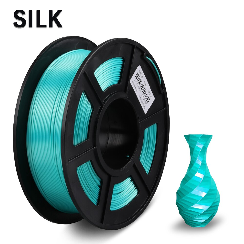 Enotepad SILK Filament 1kg 1.75mm silk 3d Filament for Printer Tolerance +-0.02MM 100% no bubble silk 3d filament: SILK-GN-1KG