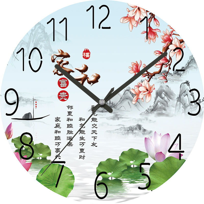 Montre géante en marbre au moderne, corps en verre et cristal, grande horloge murale 3D décorée pour salon, mécanisme silencieux, décor de chambre à coucher: JHFG