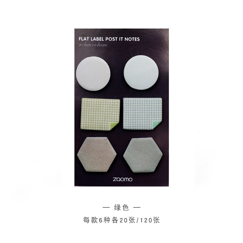 120Pcs Post It Sticky Notes Macaron Color Palette Series Memo Pads Stationery Self Adhesive Mini NotebookkSchool Office Supplies: G