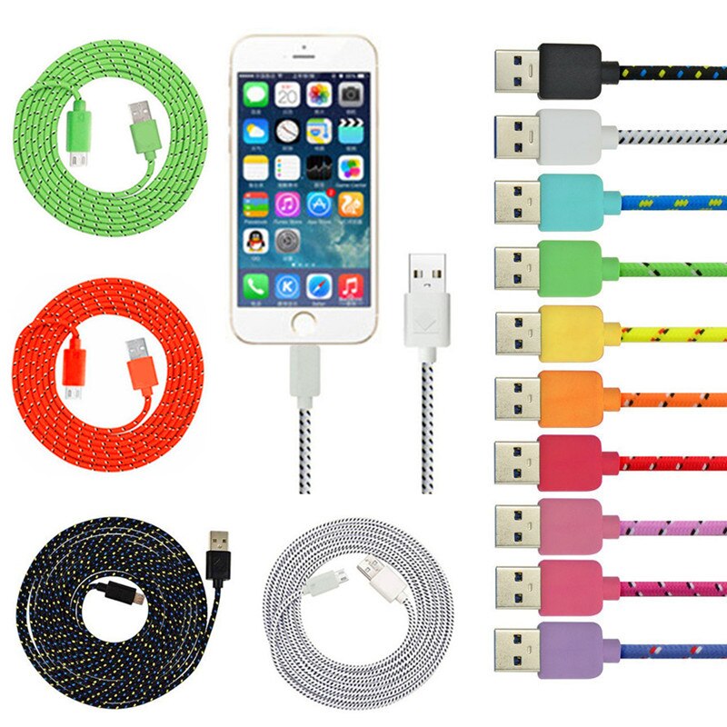 Korte 2m usb-kabel voor iphone xs xr kabel snel opladen draad oplaadsnoer usb-datakabel voor apple iphone  x 8 7 6 6s 5 5s 3m