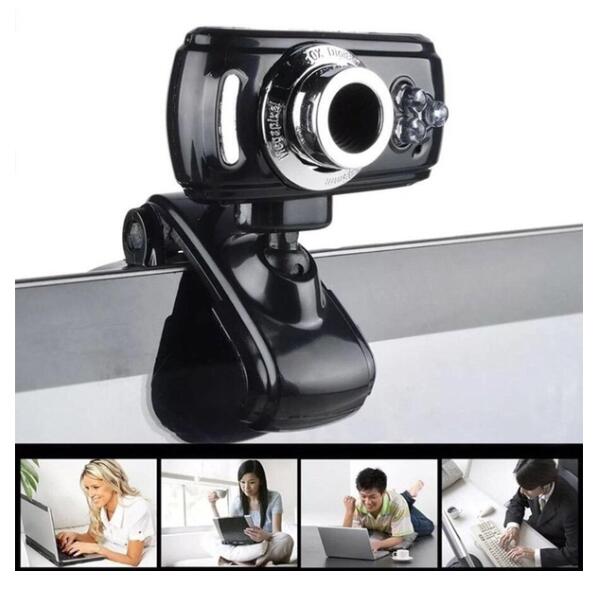 Fanshu Volle HD 1080 P USB 50.0 M Webcam Video-Computer-Kamera mit Mikrofon 3 LED für PC Laptop Skype