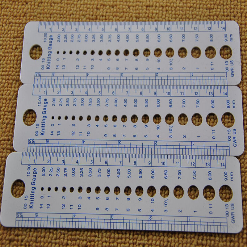 1pc liniaalgereedschap alles in één vs vk naaldmeter inch cm canada maten breien 2-10mm