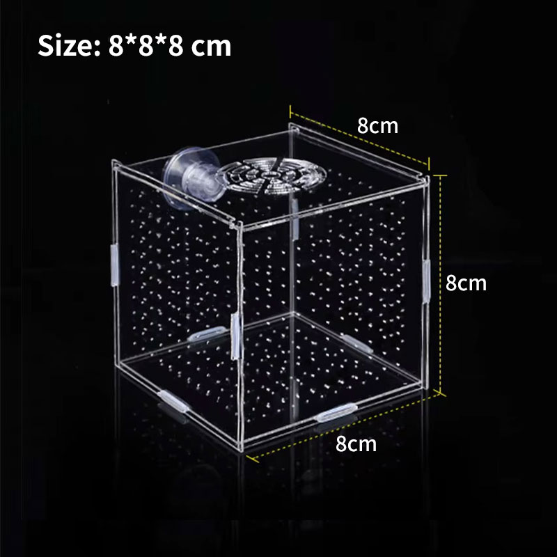 Aquarium Isolation Kasten Aquarium Kleine Braten Zucht Kasten Multifunktionale Laichen Brut Zimmer Aquarium Zubehör Fisch Supplie: HIMMELBLAU
