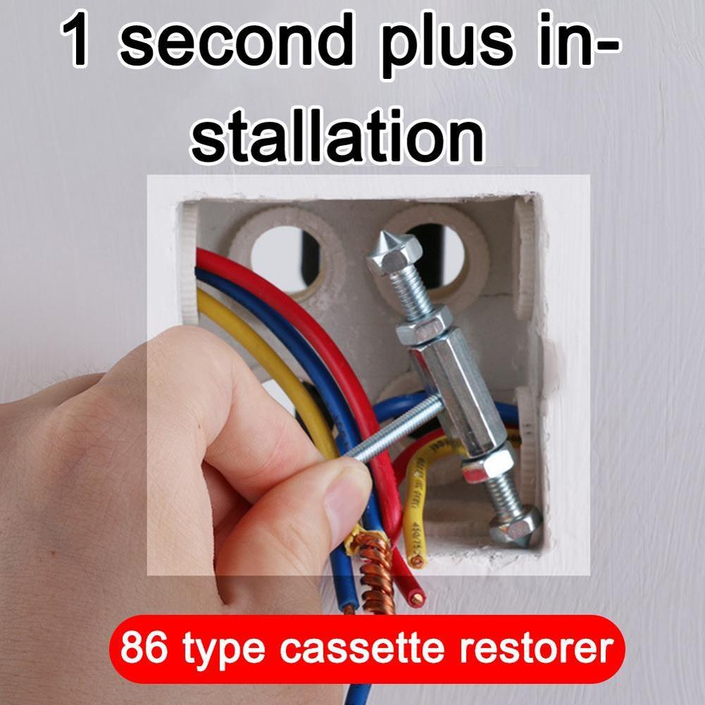 86 Type Cassette Repairer Switch Socket Bottom Box Repair Repairer Switch Remedy Universal Repair Cassette Socket P0F2
