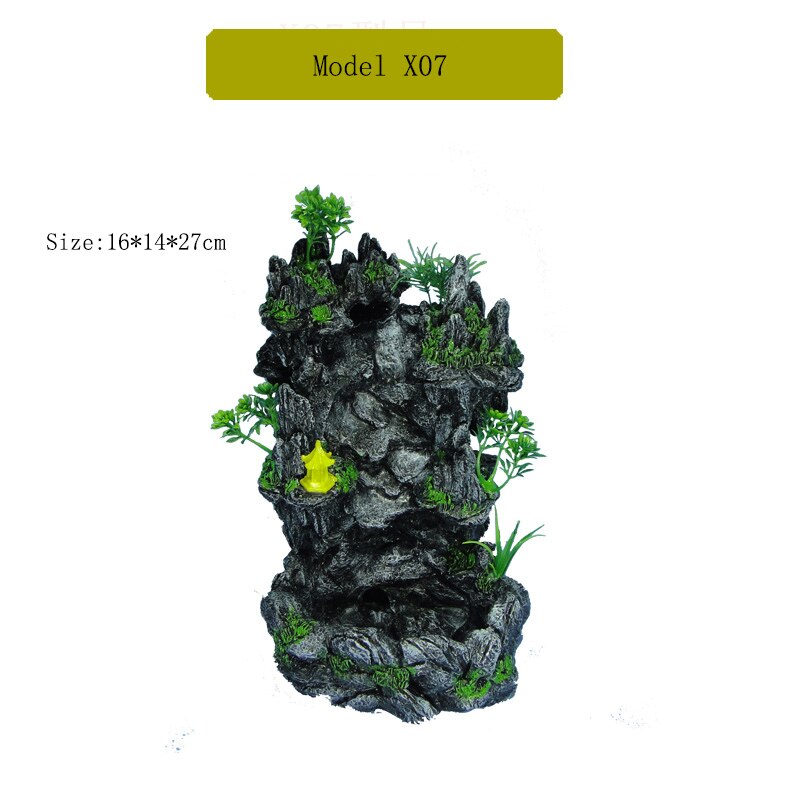 Aquarium Quicksand Waterfall DIY Simulation Rockery Package Fish Tank Landscaping