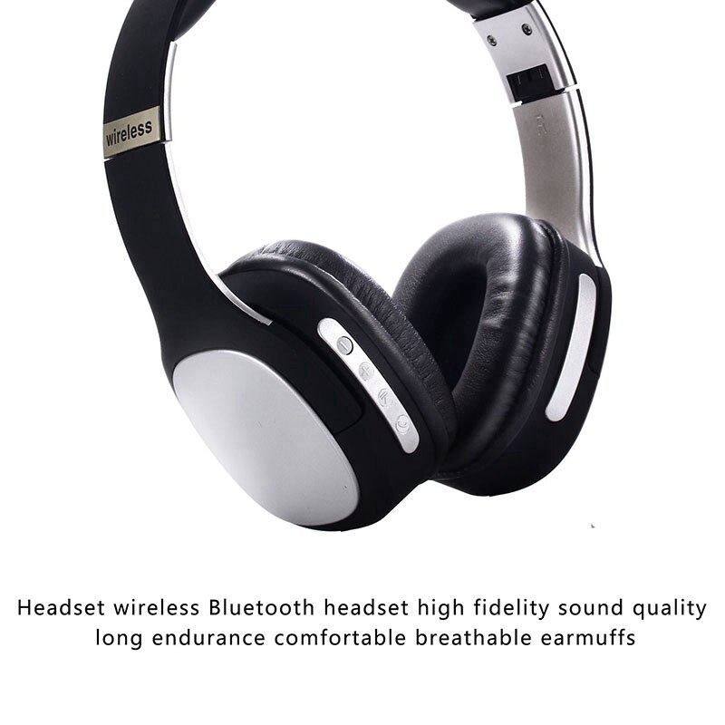 Auriculares EK-MH3 con micrófono incorporado, Bluetooth 5,0, tarjeta enchufable, plegables para escuchar música