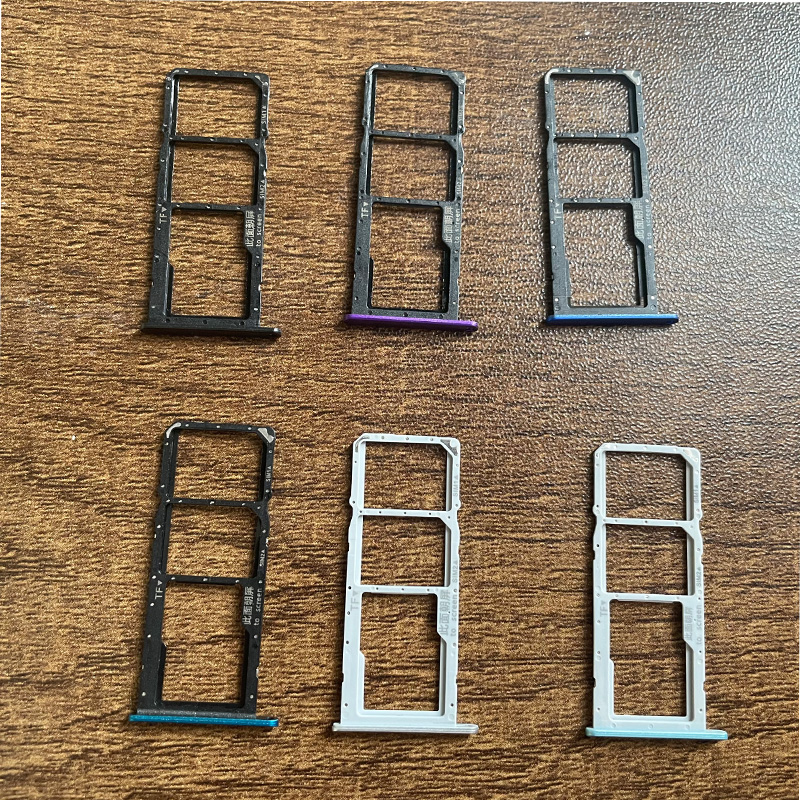 Bandeja de tarjeta Sim, Conector de soporte de ranura, conector adaptador para Huawei Honor 9A Y6P , piezas de reparación de repuesto