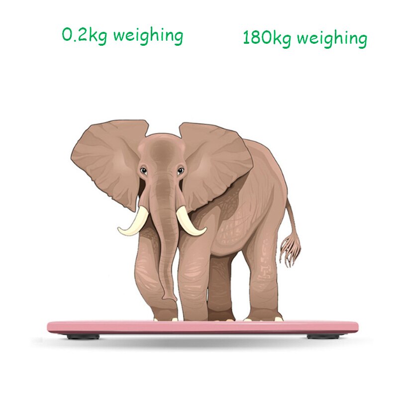 Portable Bathroom Scale Body Weight Digital Scale USB Charging Floor Smart Scale For Weighing LED Display Electronic Scale