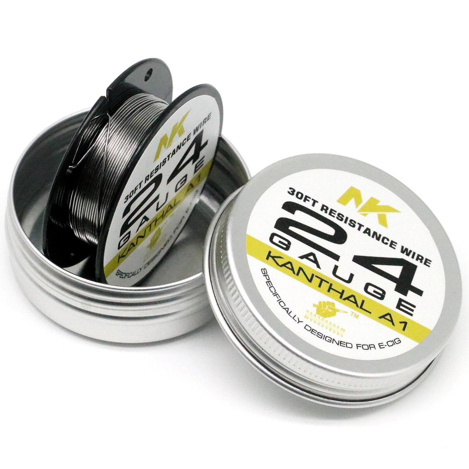 Filo di resistenza NK Clean KA1 22G 24G 26G 28G 30G 36G 38G 40G 44G filo bobina Vape: A1 24G 30Ft