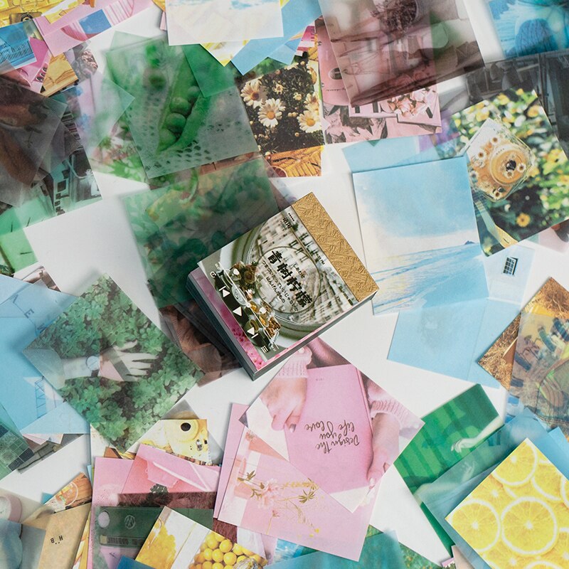Vanyi middelalder mini 400 stk spesialpapir carddiy retro hangtagscrapbooking / kort lager / journaling prosjekt med hull kort: C