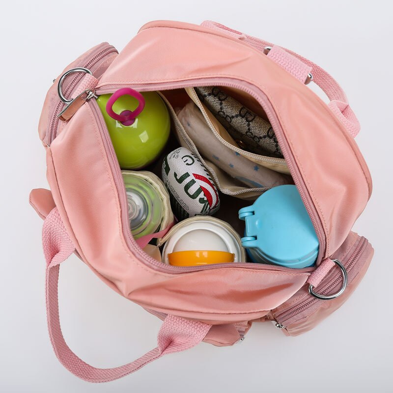 Luiertas Kleine Aantal Multi-Functionele Stijl Mother 'S Tas Hand Lichtgewicht Rugzak Schouder Luiertas