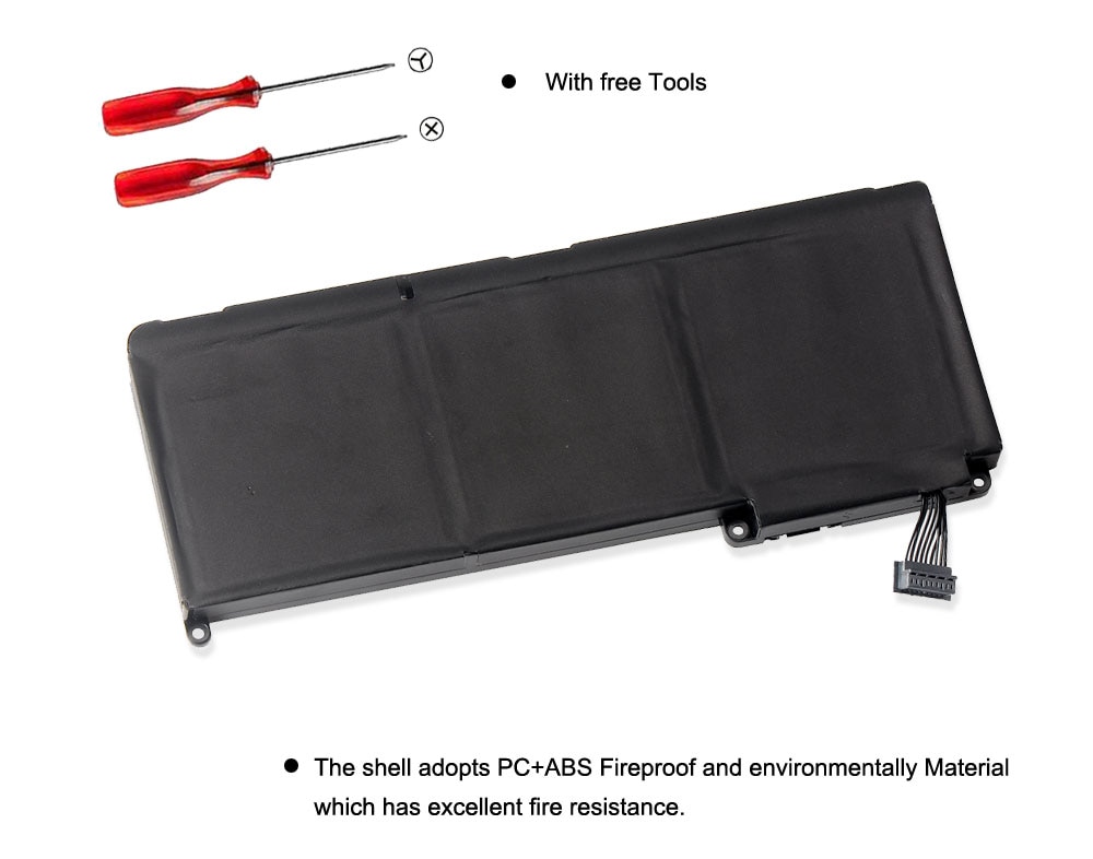 Kingsener nowa bateria robić laptopa A1331 robić jabłko MacBook 13.3 "A1342 Unibody MC207LL/A MC516LL/A 020-6809-A 10.95V 63,5wh