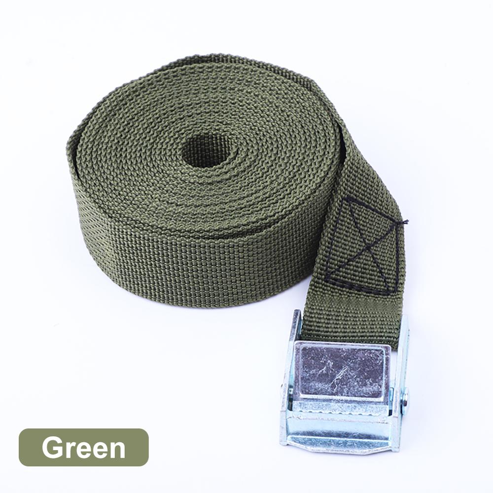 2M Spanngurt Zurrgurte Fracht Straps Für Gepäck Tasche Auto Motorrad Bike Schnalle Tie-Down Gürtel 250 £ seil Starke Krawatte Gürtel: 1pc green