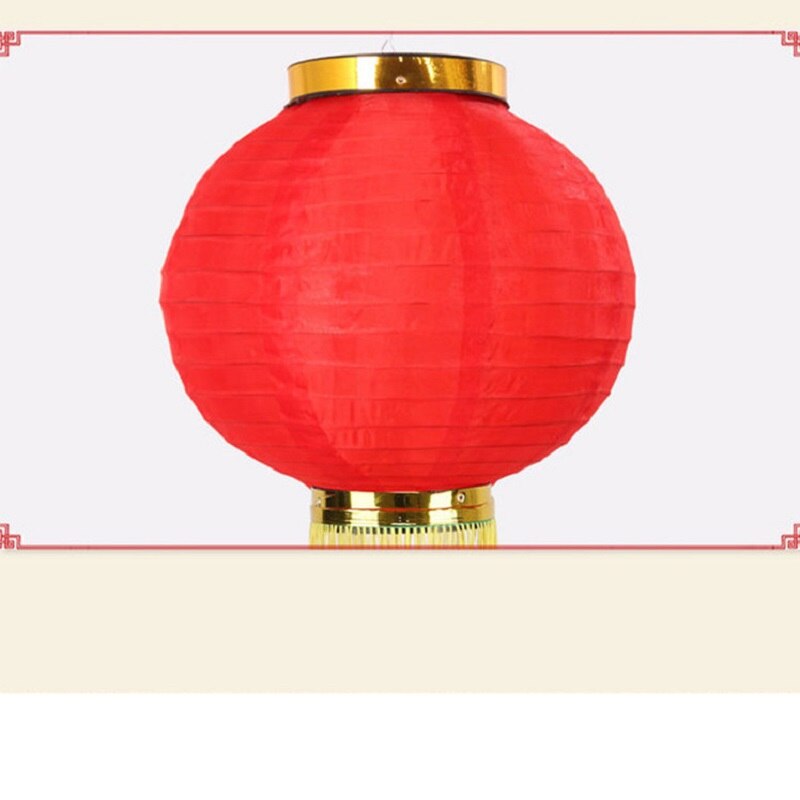 2pcs Chinese Red Lanterns Red Flocking Cloth Lantern 10inch Year Chinese Spring Festival Decor Lantern Chinese Wedding Decor