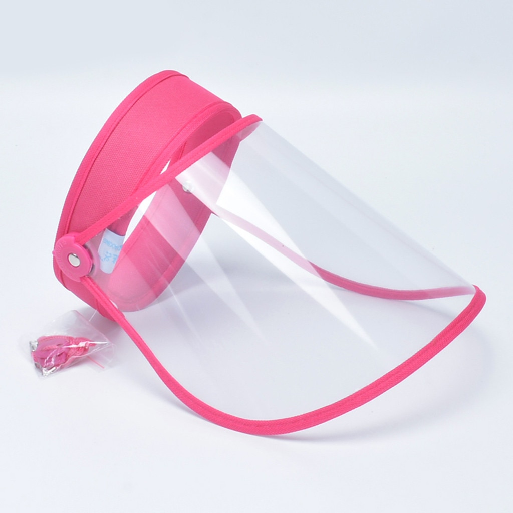 #h40 unisex visirhattar solkeps skyddsmössa uv-skydd ansiktssolskydd utomhussport vandring fiskehattar: Skrikrosa