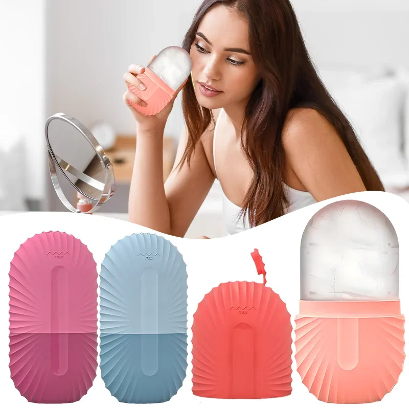 Gesichts Eiswürfel bilden Silikon Einfrieren Schönheit Heben Eis Gesicht Werkzeug Auge Haut Educe Massage Rolle Ball Hautpflege Werkzeuge