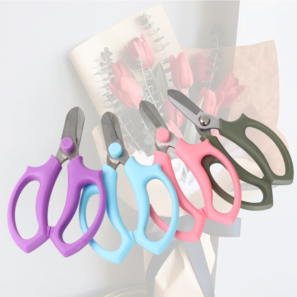 Gardening Flower Arrangement Cut Floral Shears steel Floral Fruits Leaf Garden Pruning Shear Scissors Hand Pruner Trimming Tool