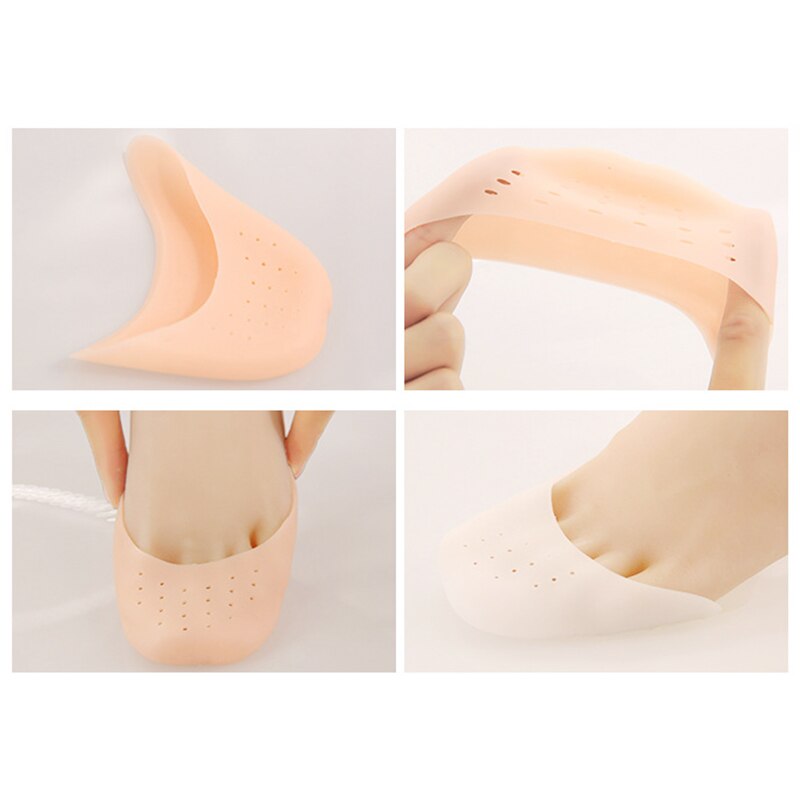Zachte Siliconen Gel Teen Pads Zachte Ballet Pointe Dans Schoenen Tenen Covers Voet Tip Kussen Inlegzolen Voor Danser Ademend inserts