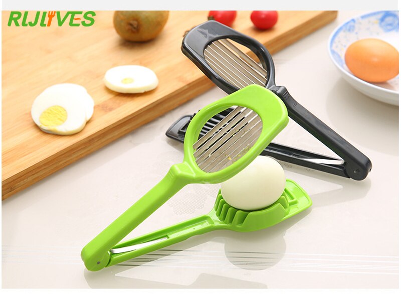 RLJVLIES-cortador para cortar huevos en secciones, cortador de tomates, setas, herramienta de cocina multifunción, accesorios para el hogar
