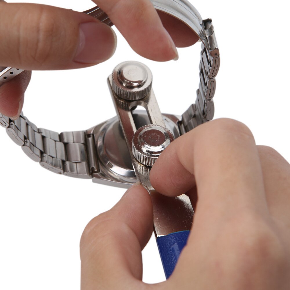 Llave de reparación de reloj, abridor de funda trasera ajustable, herramientas de relojería, 1 ud.