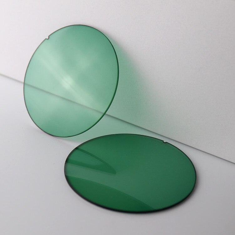 Green Sunglasses Lens Light Color Resin Material EXIA OPTICAL E6 Series