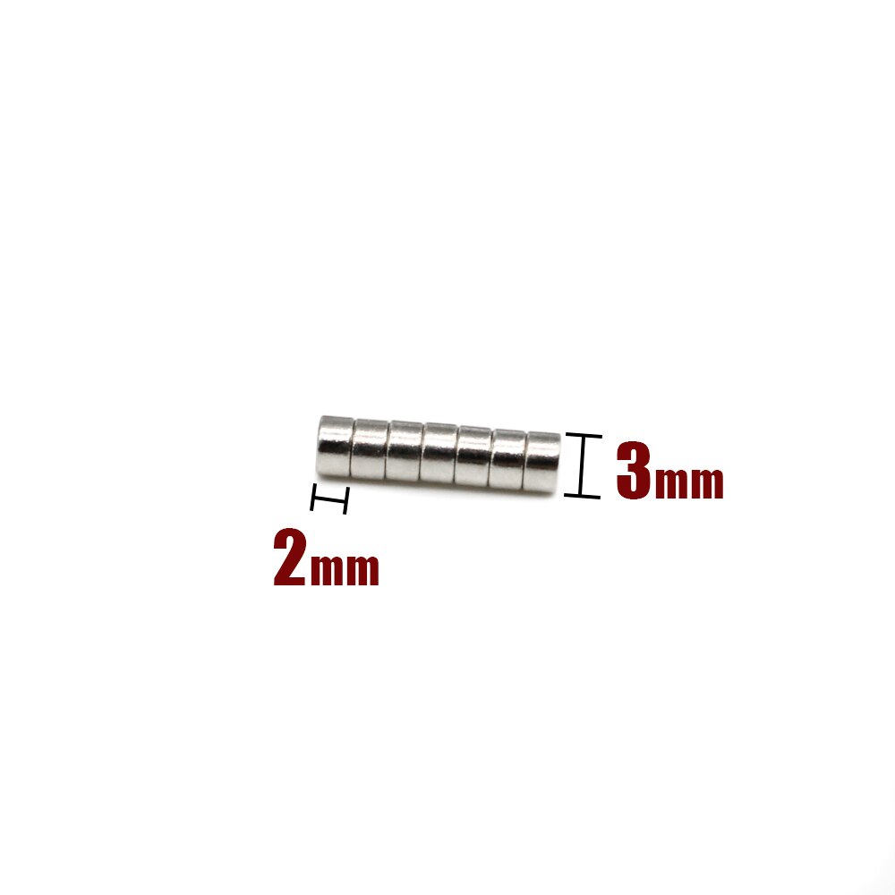 100/200/500/1000/2000/5000PCS 3x2 Mineur Disque Recherche Aimant Petits Aimants Ronds 3x2mm Aimants Permanents Au Néodyme Forte 3*2mm