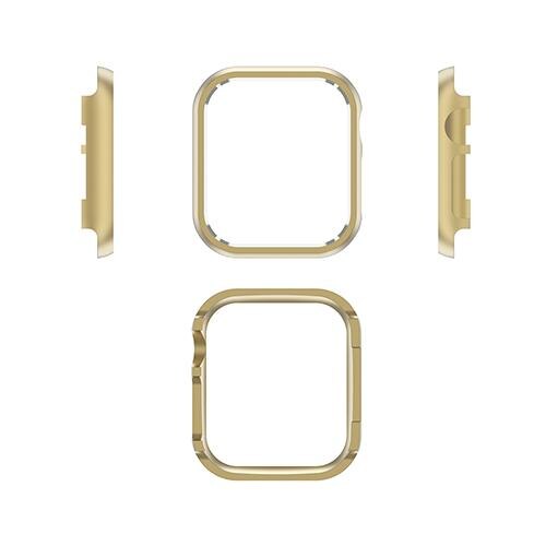 Horlogehoesje voor apple watch  se 6 5 4 3 2 1 highlight case 38mm 42mm nieuwste model hoesje transparante beschermhoes voor apple watch 4 44mm 40mm: Goud / 40mm voor 4 5 6 se