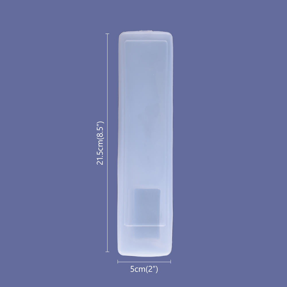 14 Sizes Transparent Silicone TV Air Condition Remote Control Protctive Case Cover Waterproof Dust Protective Storage Bag: Beige