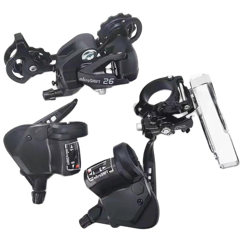 Microshit Bicycle Derailleur Shift Lever 3*7 8 9 21 24 27peed MTB Mountain Bike Shifter Folding Bike Trekking Bicycle Shifter