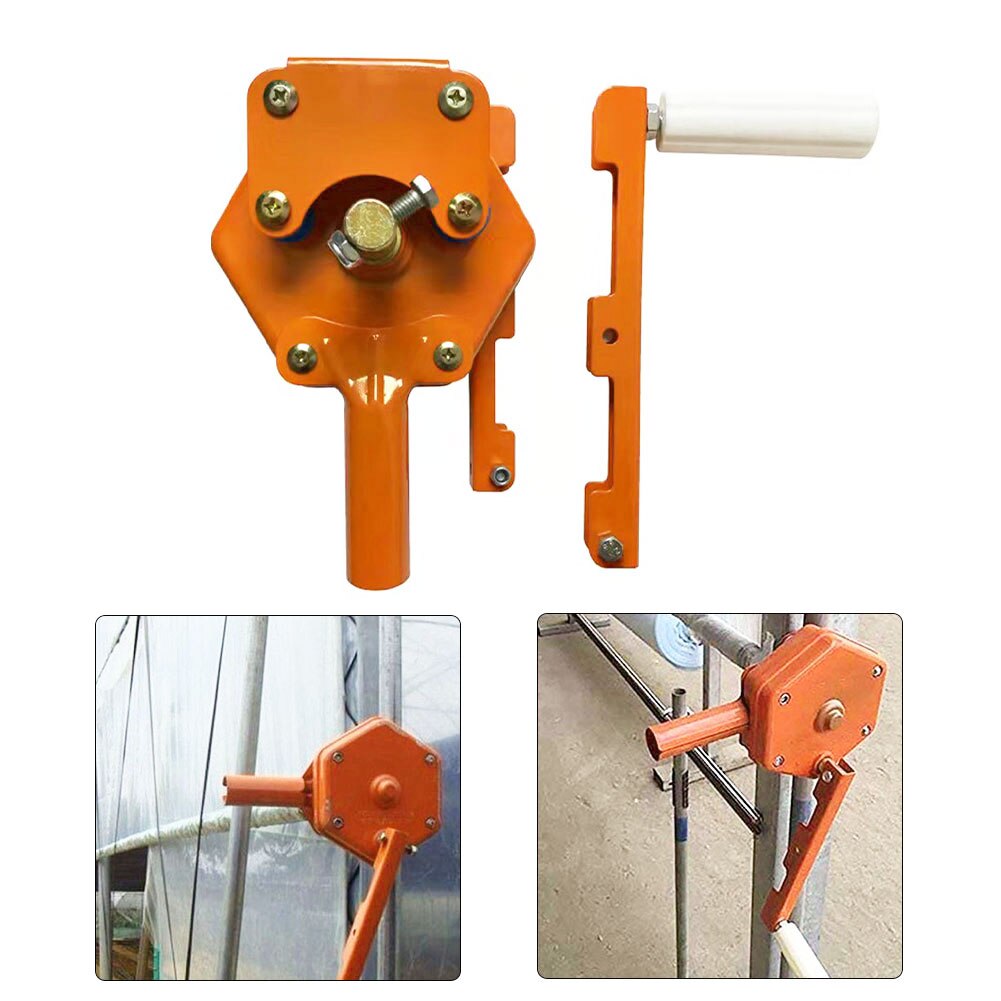 Greenhouse Hand Crank Winch Agricultural Sidewall Film Manual Roll Up Lifting Device Machine Window Opener for Greenhouse
