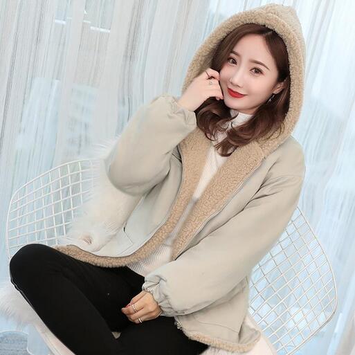 Winter Mutterschaft Oberbekleidung Mantel Baby Träger Känguru Jacke Kleidung für Schwangere Frau Verdicken Berber Fleece Schwangerschaft DF681