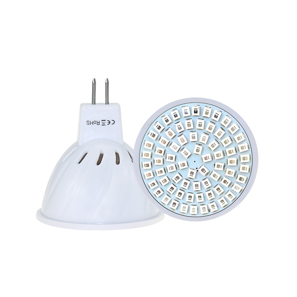 Led-kasvatuslamppu fytolamppu  e27/gu10/mr16 valo led kasveille 220v kasvuvalo punainen sininen led kasvien kasvuun fytolamppu