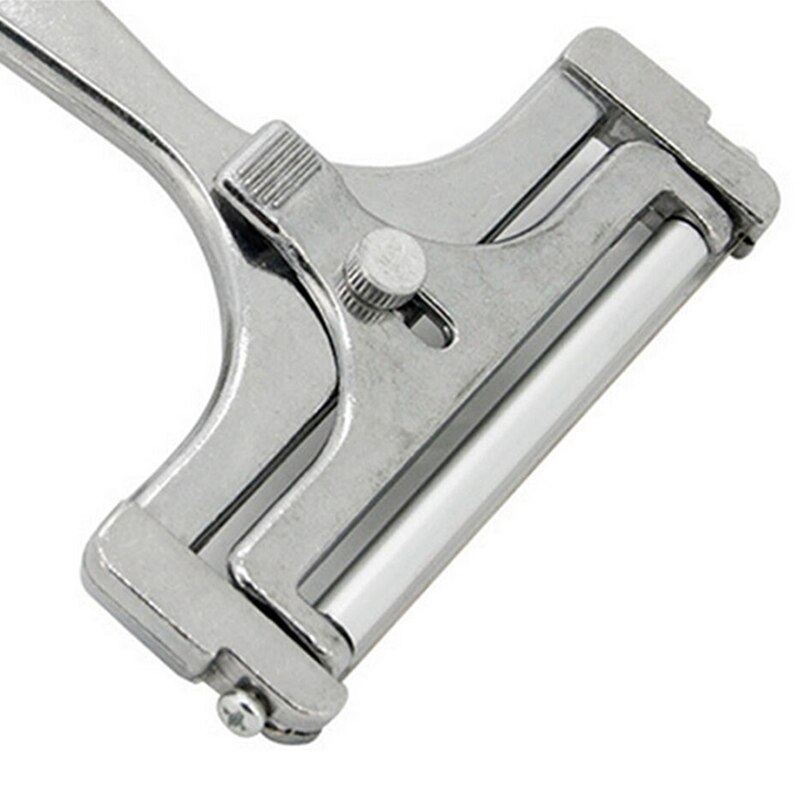 Justerbar ostskivare fräs aluminium ost skivare smör rivjärn nonstick ost smör hyvel för köksskivor verktyg