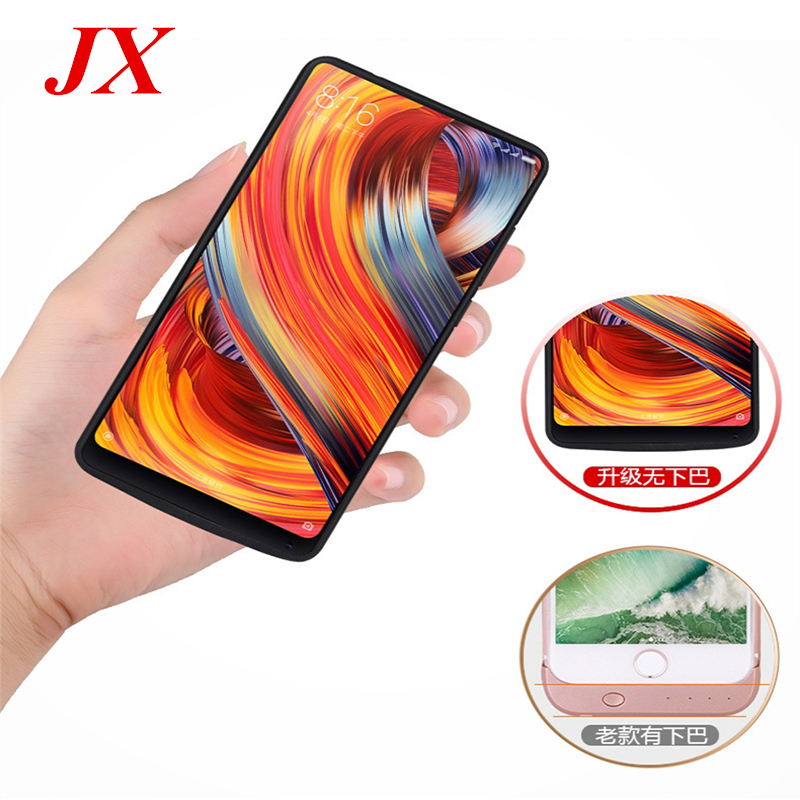 6000 mah mais novo para xiaomi mix 2 caixa de bateria suporte do telefone inteligente capa de bateria smart power bank para xiaomi mi mix 2 caso carregador