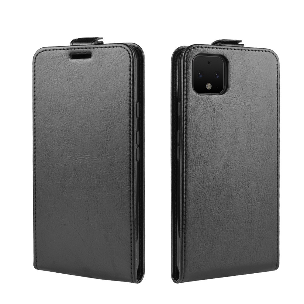 UP Imbottiture Custodia In Pelle Per Oneplus 6 6 T/7 7Pro Sacchetto Del Telefono di Vibrazione Verticale Della Copertura del Cuoio Custodie Carta slot Fondina: For Oneplus 6 / black