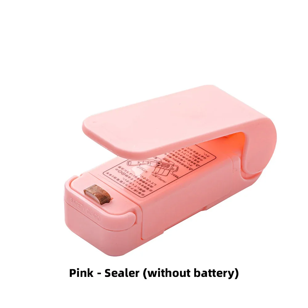 Mini Warmtezak Sluitmachine Pakket Sealer Zakken Thermische Plastic Voedselzak Sluiting Draagbare Sealer Verpakking Keukenaccessoires: Licht Groen