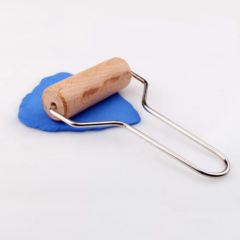 Rodillo para esculpir madera, pasador de estampado, arcilla polimérica Brayer para herramienta rodante de arcilla, herramienta de cocina, herramientas prácticas