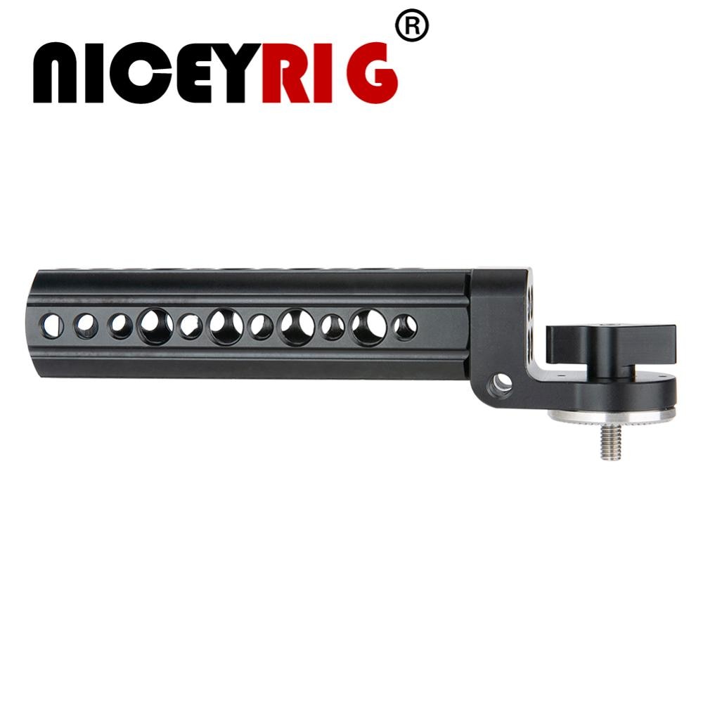 NICEYRIG Shoulder Rig ARRI Handle Camera DIY Kit Rig ARRI Rosette Handle Aluminum Cheese Grip DSLR Camera Video Rig M6 1/4" 3/8"