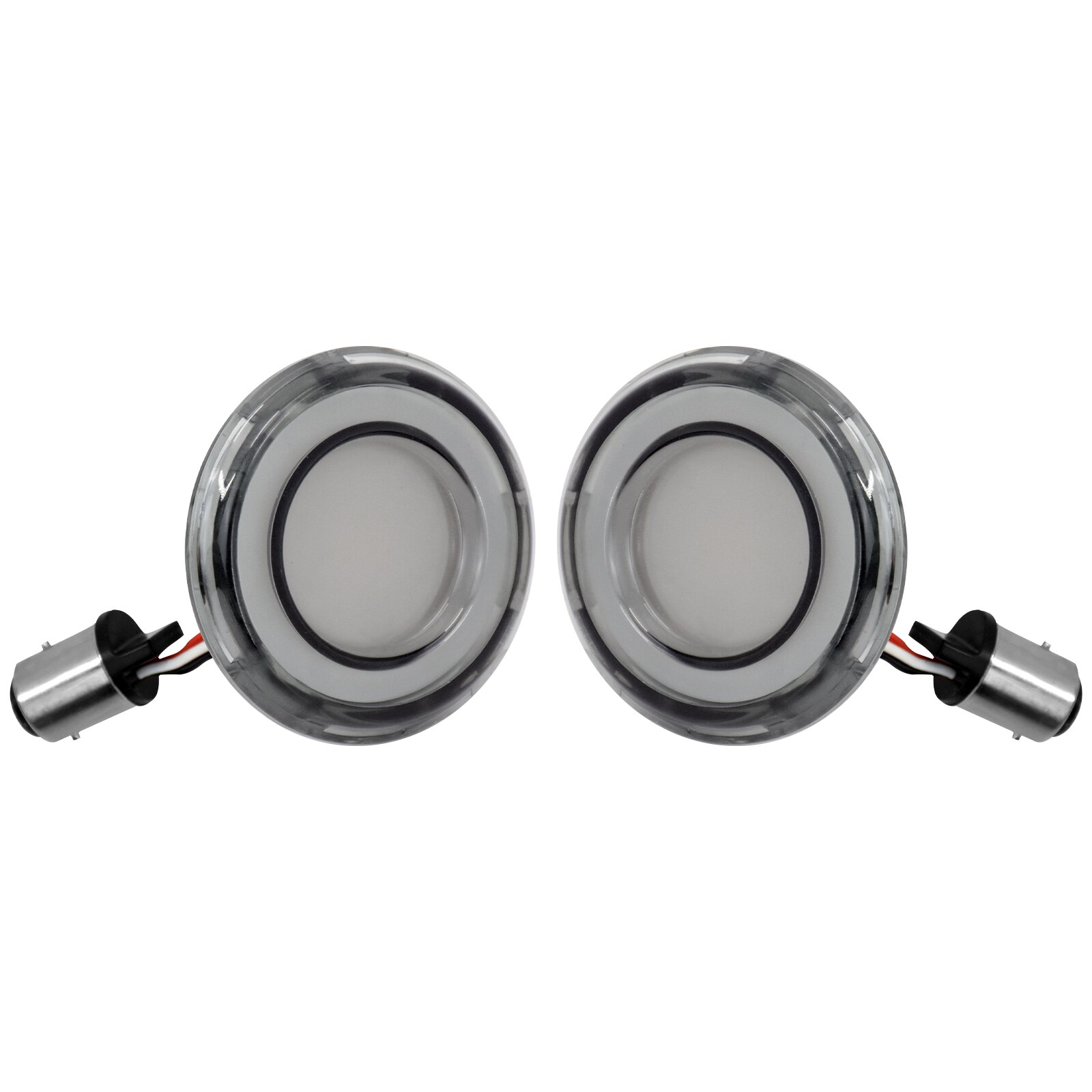 Clignotant avant 2x moto Style Bullet LED 1157, pour Harley Softail Touring Road King Sportster XL 883 1200 Dyna