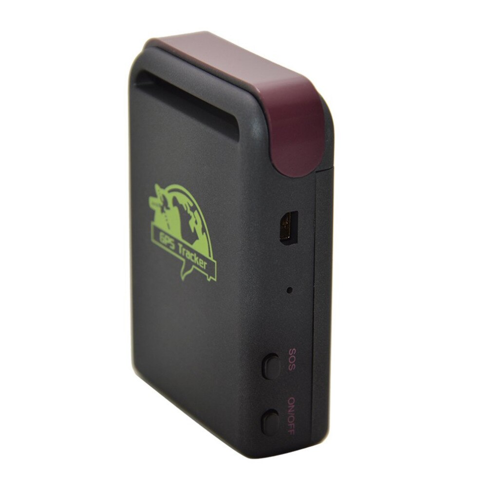 Mini Size GPS Vehicles Cars Tracker Device GPS SMS GPRS SOS For IOS App W/ Remote Control Built-In Shock Sensor